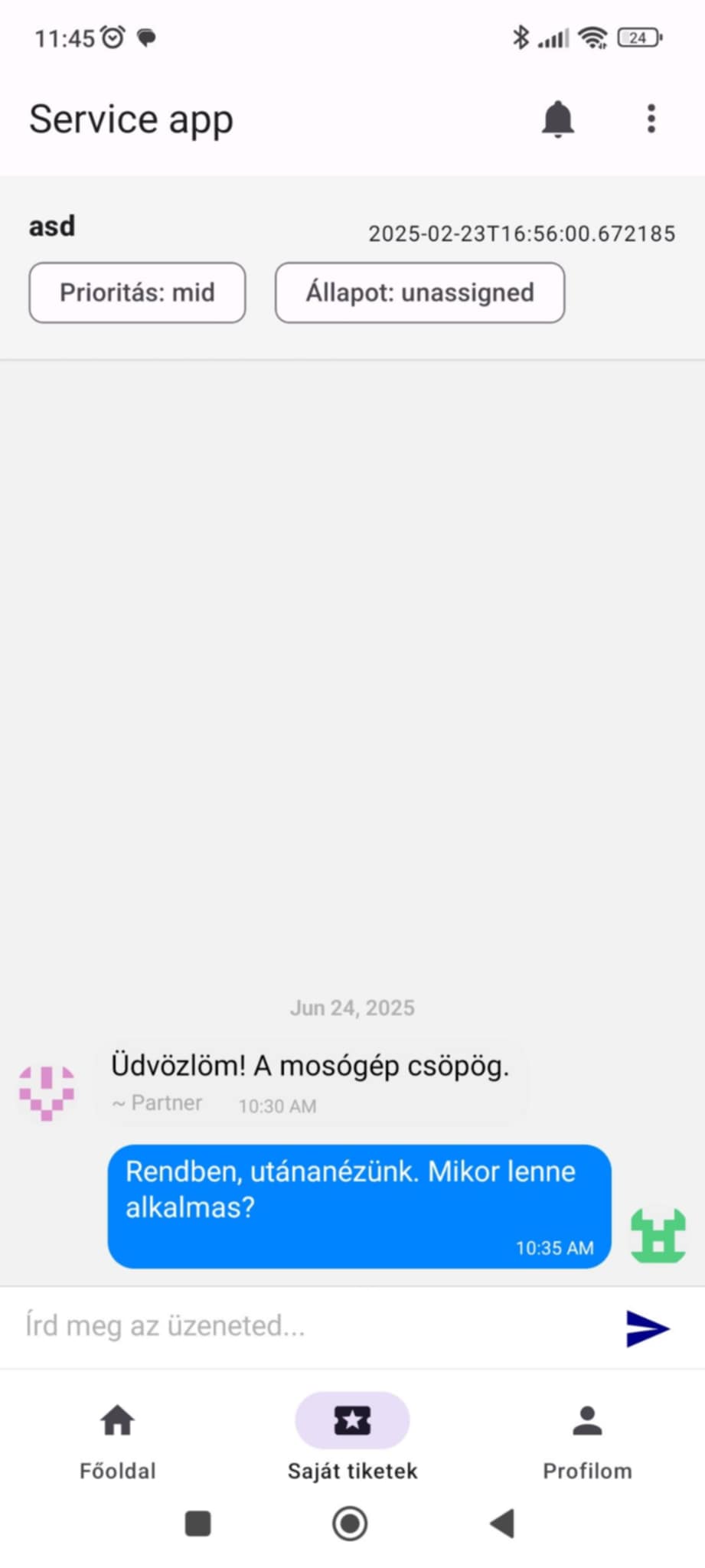 Service app